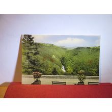 VIEW FROM THE HOTEL, DEVIL'S BRIDGE, Aberystwyth unused postcard Valentine (A) =