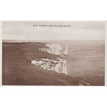 Old Harry Rocks Swanage Dorset Postcard (QDOR433)