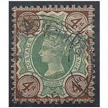 1887 SG205 4d Green & Purple-Brown Fine Used ...