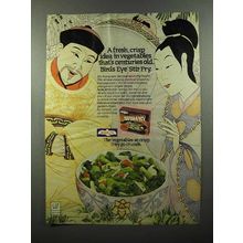 1979 Birds Eye Stir Fry Frozen Vegetables Ad - Crisp!