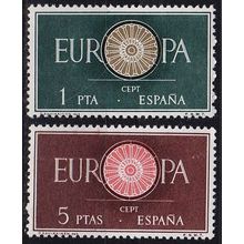 SPANIEN SPAIN [1960] MiNr 1189-90 ( **/mnh ) CEPT