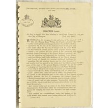 1882 Act of Parliament: court houses Glasgow