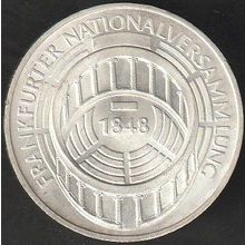 1973 G Germany 5 Mark Silver Coin 125th Ann Frankfurt Parliament