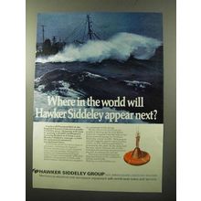 1970 Hawker Siddeley LANBY Navigational Buoy Ad