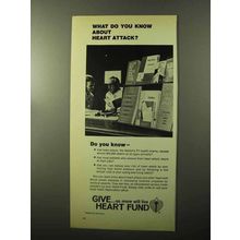1970 Heart Fund Ad - Do You Know About Heart Attack