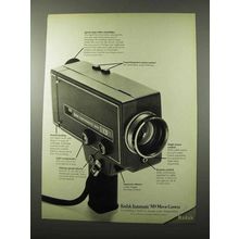 1970 Kodak Instamatic M9 Movie Camera Ad