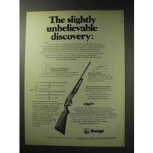 1971 Savage Model 30 Field Grade Shotgun Ad - Discovery