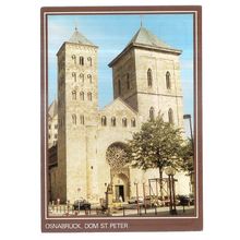 DOM ST. PETER, OSNABRUCK, GERMANY unused postcard 1988 Cathedral #