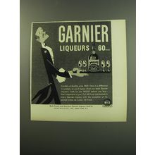 1949 Garnier Liqueur Advertisement