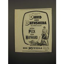 1951 David and Bathseba Movie Ad - 20th Century-Fox presents David and Bathsheba