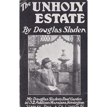 The Unholy Estate Sladen Book Antique Advertising Postcard
