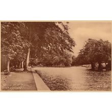 Wire Mill Dam Sheffield Antique Postcard