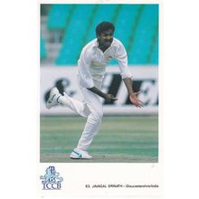Javagal Srinath Gloucestershire India International Cricketer Cricket Postcard
