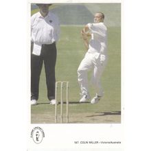 Colin Miller Australia Australian Internatonal Cricketer Cricket Postcard