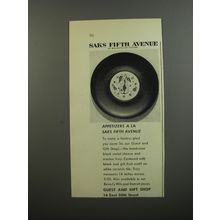 1953 Saks Fifth Avenue Cheese and Cracker Tray Ad - Appetizers a la Saks
