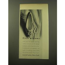 1960 Lord & Taylor Customcraft Shoes Advertisement - First blooms