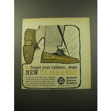 1960 U.S. Rubber Pak-A-Way Rubbers Ad - Do forget your rubbers