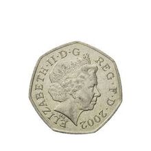 2002 Seated Britannia 50p freepost circulated