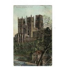 Durham Cathedral, West Front, Postcard.