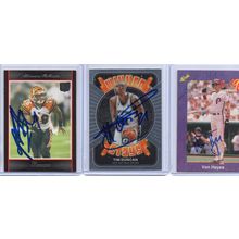 Autographed 3 Card Lot with Tim Duncan Signed Nice