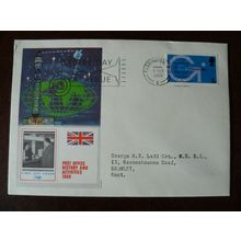 1969 GB Post Office Technology Philart FDC slogan Paddington FDI 5d stamp SG808