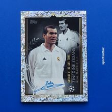 Topps Champions League 2023/24 Sticker #735 Zinedine Zidane Auto Real Madrid