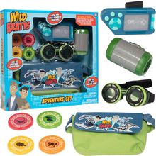 Wild Kratts Adventure Playset - 8Pc Set Includes Goggles, Creature Pod, 4 Power
