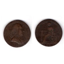 Great Britain. Macclesfield Halfpenny 1791. dy14988
