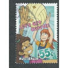 AUS 2009 55c 'LETS GET ACTIVE ' FINE USED (EBID41-199)