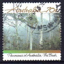 Australia 1988 Panorama of Australia - The Bush 70c Used