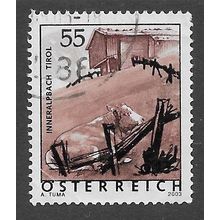 AUT 2005 55c on 13c ' TOURISM' FINE USED (EBID73-217)