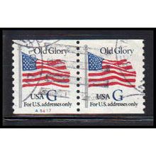 Used 2890 32c G Old Glory Very Fine CNP Left A5417 PA1598