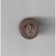 Scout Metal Lapel Badge UK Pre 1967 - Bp Guild Old Scout - Used (BY368)