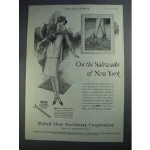 1927 USMC Ad - Alpha Wood Heel Screws - Sidewalks of New York
