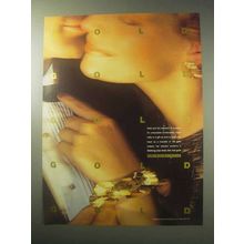 1985 International Gold Corporation Ad - Bracelet, Earring