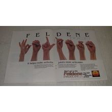 1986 Pfizer Feldene Ad - Make Arthritic Joints More Articulate