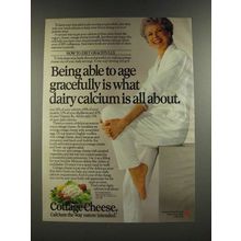 1986 National Dairy Board Ad - Being Able to Age Gracefully