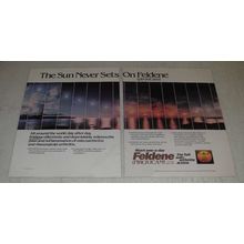 1986 Pfizer Feldene Ad - The Sun Never Sets on Feldene