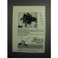 1937 Leica Camera Ad - Speed! Leica Photo by Ivan Dmitri