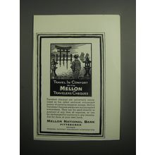 1937 Mellon National Bank Ad - Travel in comfort