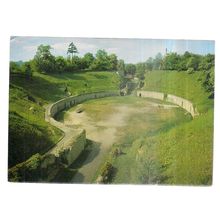 AMPHITHEATRE, TRIER, GERMANY used postcard 1971 postmark =