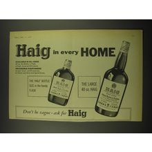 1968 Haig Scotch Ad - Haig in every Home
