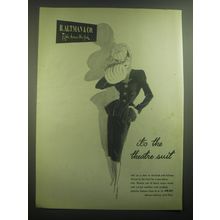 1945 B. Altman & Co. Theatre suit Ad - It's the Theatre Suit