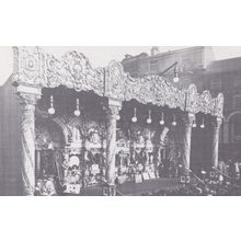 Goose Fair in 1908 Entrance Nottingham Antique View Council Postcard