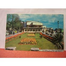 SEA FRONT AND PRINCESS THEATRE, TORQUAY, Devon. used postcard 1969 pm #