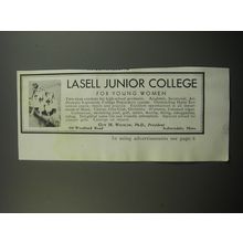 1933 Lasell Junior College for Young Women Advertisement