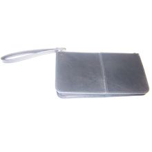 FERRISA Women's Leather Wristlet Purse Smartphone Wallet Clutch + card holder