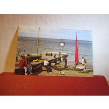 THE JETTY, BURNHAM-ON-SEA, SOMERSET used postcard 1968 pm =