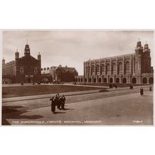 Quadrangle at Christ's Hospital Horsham Sussex Old Real Photo Postcard