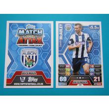 326. Gareth McCauley - West Brom - Match Attax 2013/14 Football Card EF1
